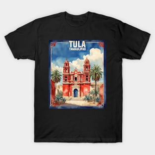 Tula Tamaulipas Mexico Vintage Tourism Travel T-Shirt